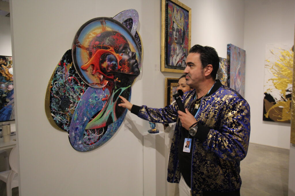 Brayden (Baryshev Art): Brayden’s narrative-driven artwork explores themes of identity and memory. His latest collection uses unconventional materials to express deeply personal stories. Website: Baryshev Art