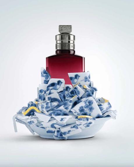Artist Bouke de Vries creates sculptural porcelain bottles for Dries Van Noten perfume