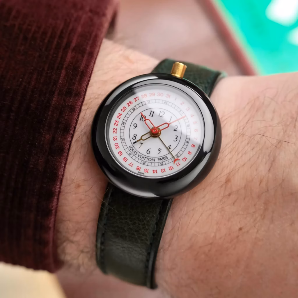 Bring a Loupe: A Polerouter Super, A Movado Bill Time, A Vintage Rolex Sub, And A Louis Vuitton Monterey II