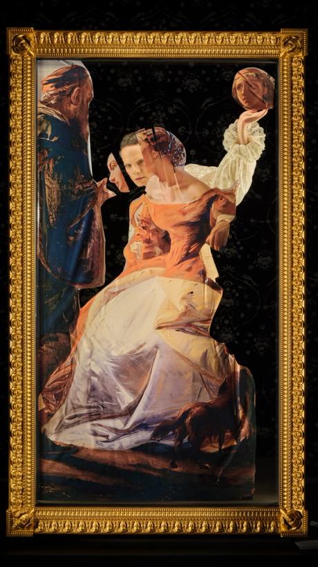 Fashion figure Jordan Roth wows in collage at the Venice Biennale