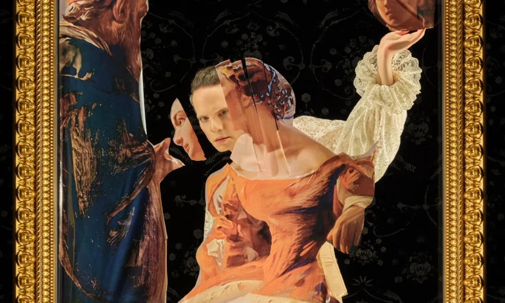 Fashion figure Jordan Roth wows in collage at the Venice Biennale
