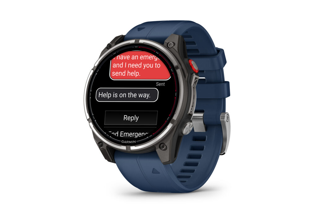 Garmin’s quatix 8 Pro Adds inReach Messaging