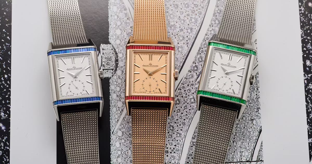 Hands-On: The Quietly Launched Jaeger-LeCoultre Reverso Tribute Monoface “Or Deco Cocktail”