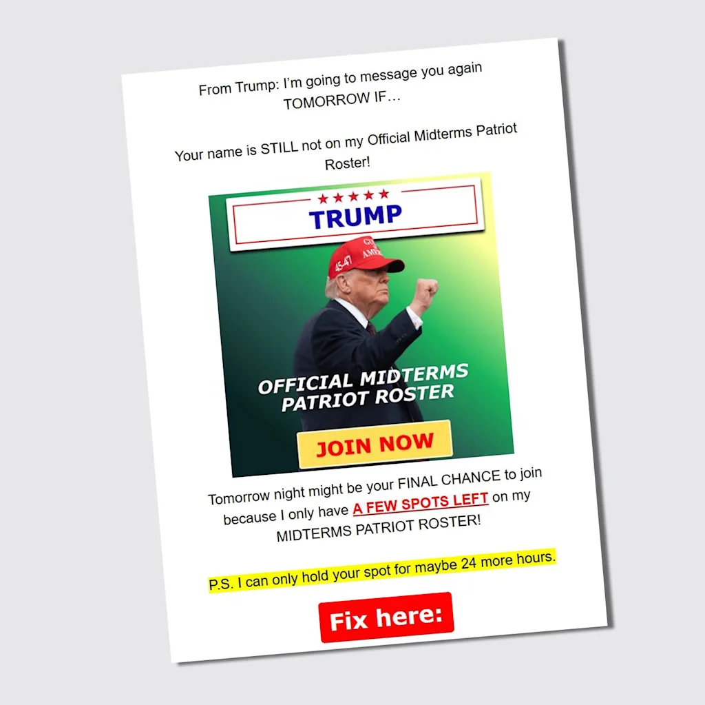Trump’s latest logos leave out Vice President Vance