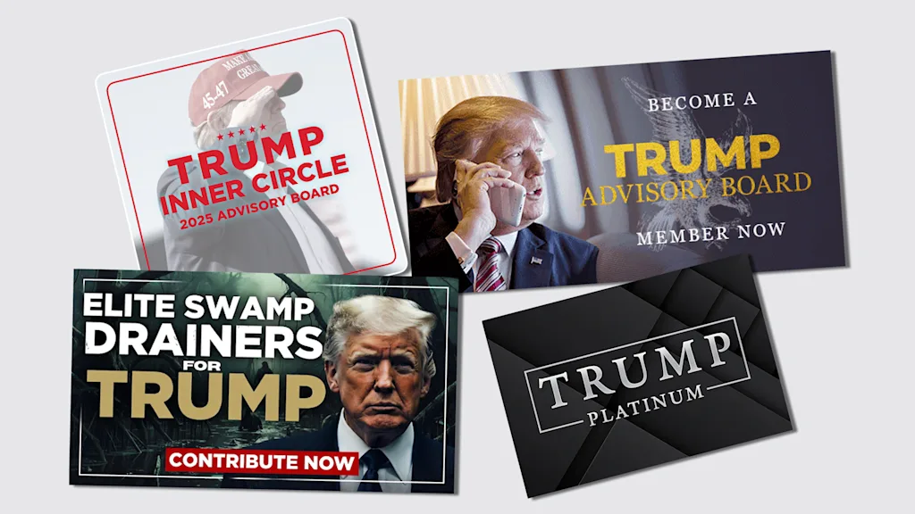 Trump’s latest logos leave out Vice President Vance