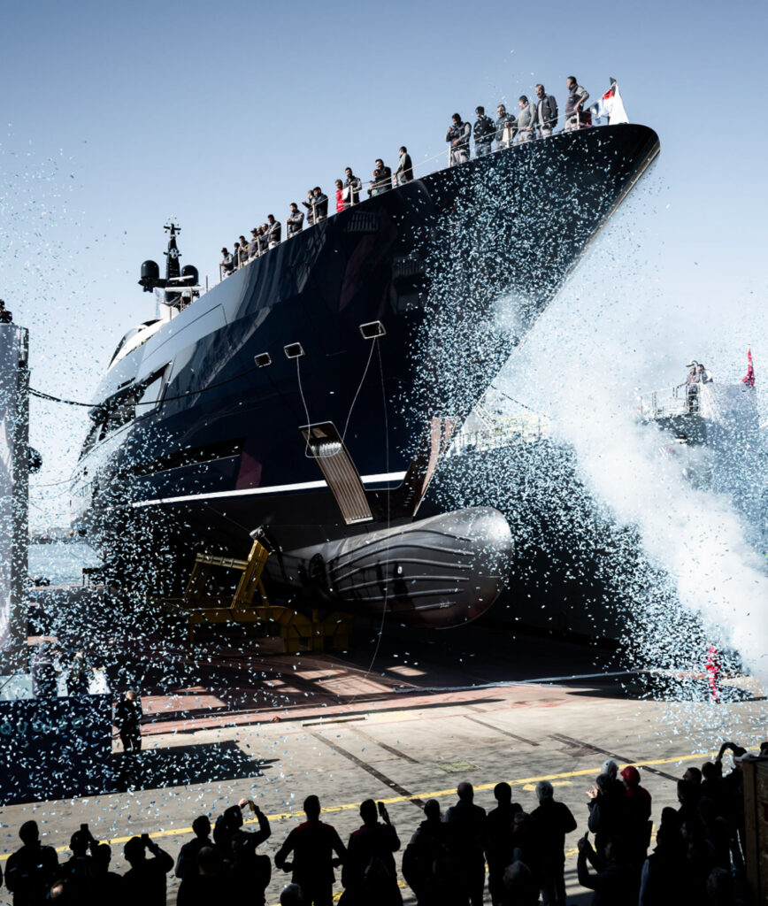 Turquoise Launches 250-Foot Hybrid Superyacht