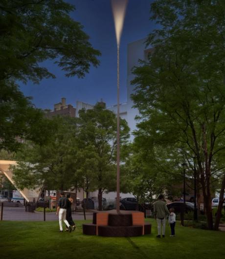 Artist Scott Burton honoured in new sculpture at New York’s Aids memorial