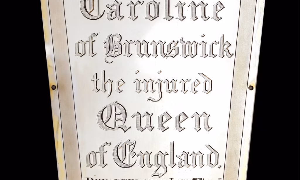 Coffin plate of ‘the injured Queen of England’ heads to Treasure House Fair