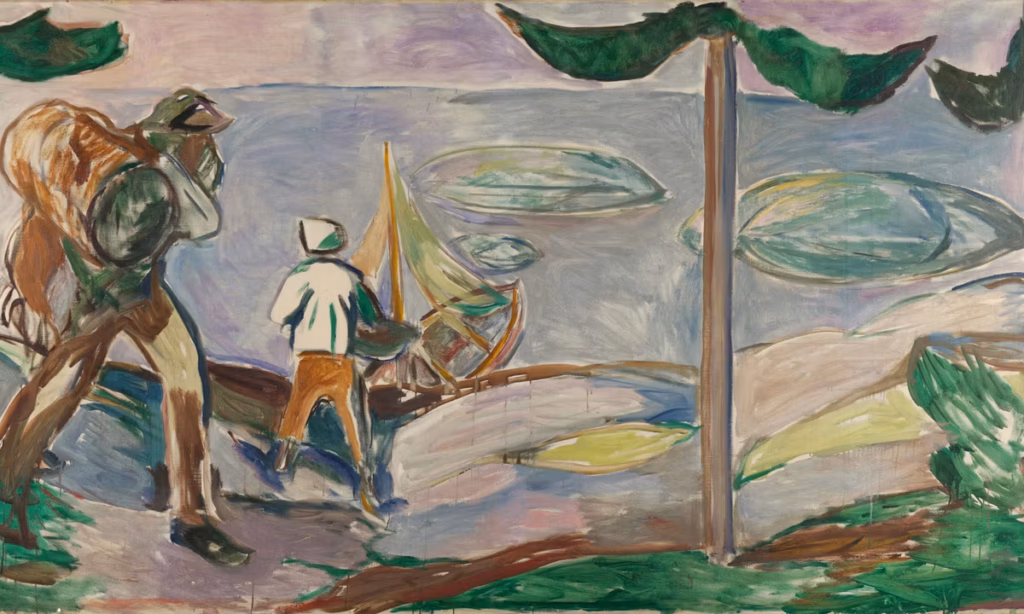Edvard Munch’s chocolate factory series shines a light on the public artist he wanted to be