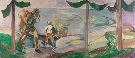 Edvard Munch’s chocolate factory series shines a light on the public artist he wanted to be