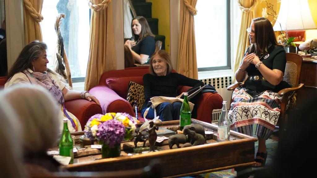 Gloria Steinem talks parental leave, women in leadership, and saving democracy