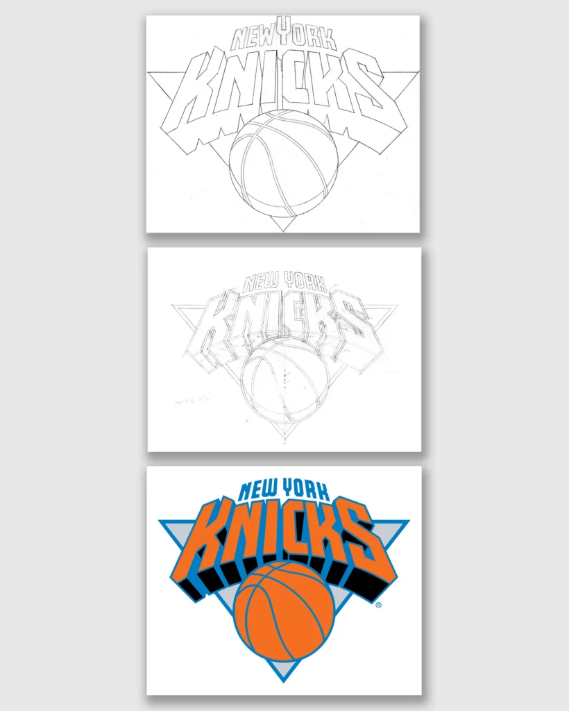 He designed a perfect logo for the New York Knicks 30+ years ago. They’re still using it today