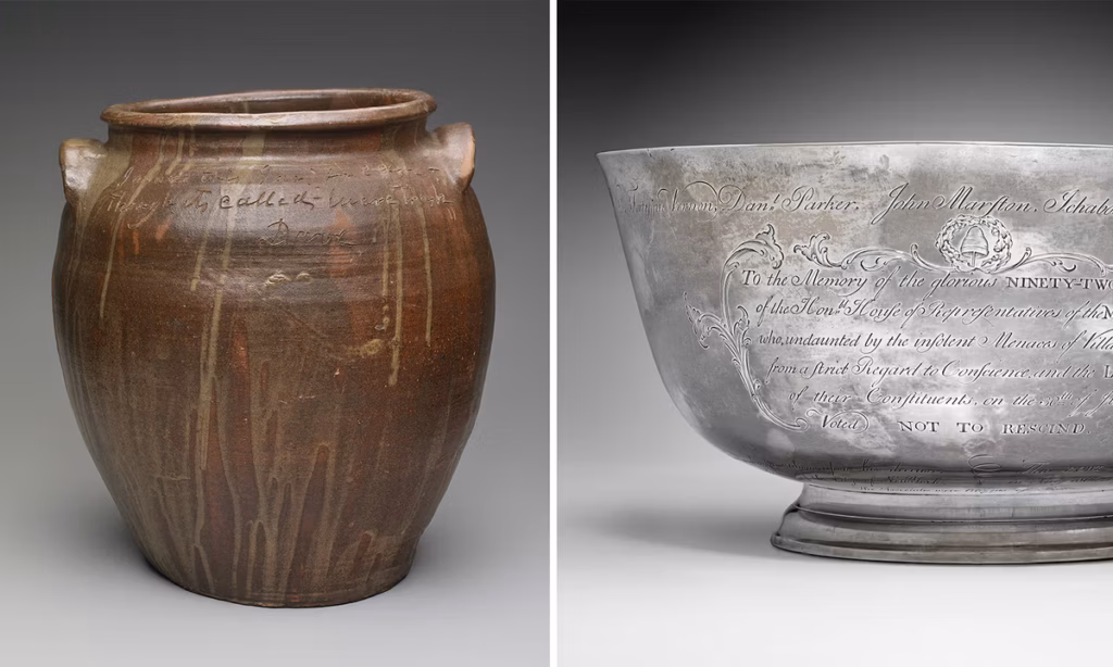 In museum first, MFA Boston pairs prized vessels by Paul Revere and enslaved artist David Drake