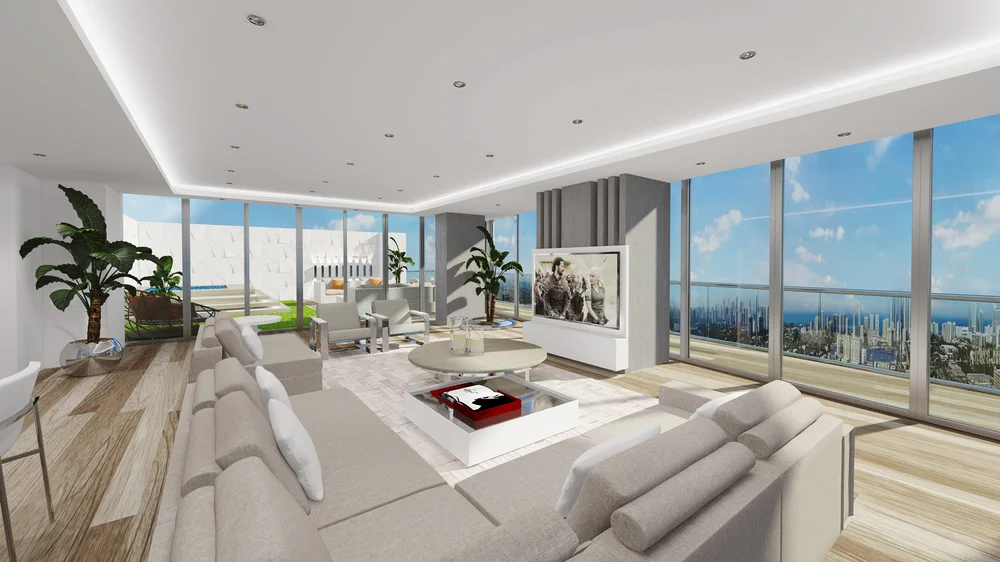 Inside the Two-Story Penthouse Crowning Oasis Hallandale