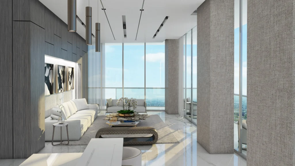 Inside the Two-Story Penthouse Crowning Oasis Hallandale