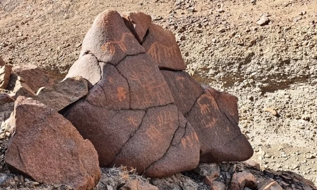 ‘Marks that speak across time’: rock carvings and drawings discovered in Oman