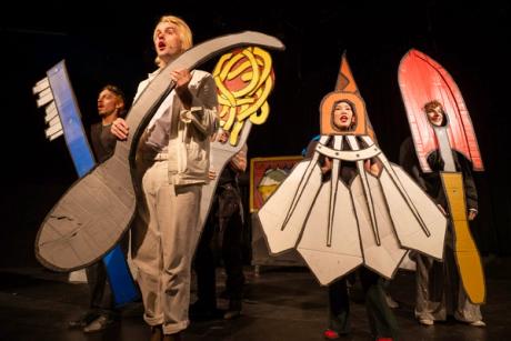 Outrageous and outsized musical tribute to Claes Oldenburg takes the stage in Los Angeles