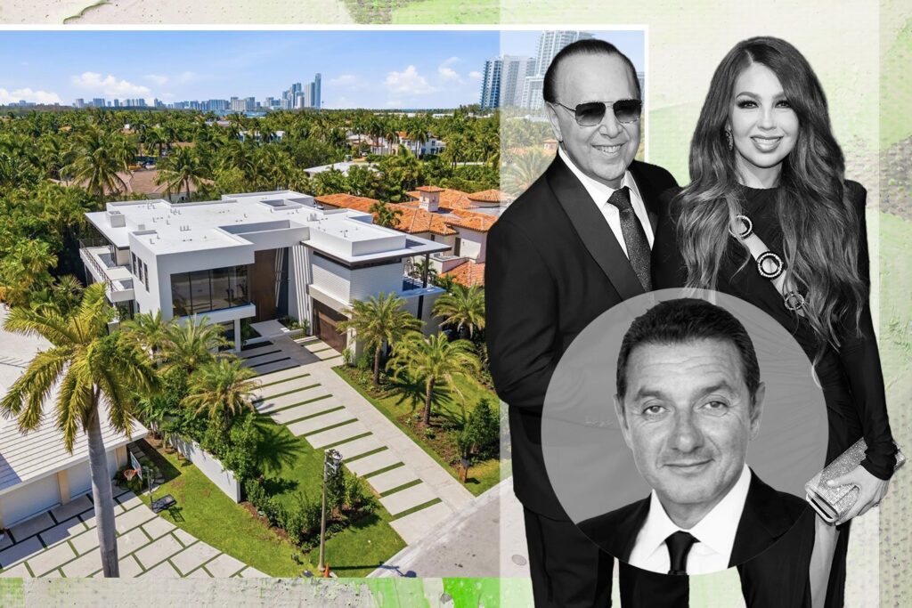 Resi roundup: Thalía, Tommy Mottola sell for record price in Bal Harbour, Jose Mas buys teardown