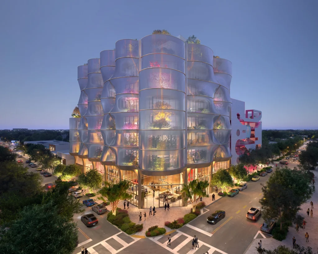 Snøhetta-Designed Landmark Office and Retail Building Revealed in Miami Design District