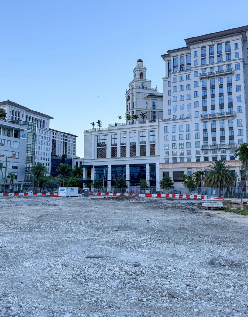 Allen Morris Co. Completes Demolition at Ponce Park Coral Gables, Set to Open New On-Site Sales Gallery
