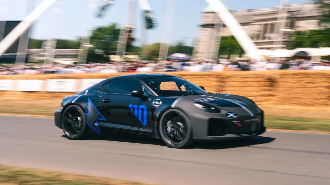 The Alpine A110 Future: A New Horizon In High Performance Driving Alpine A110 Future Makes Dynamic Debut At Goodwood