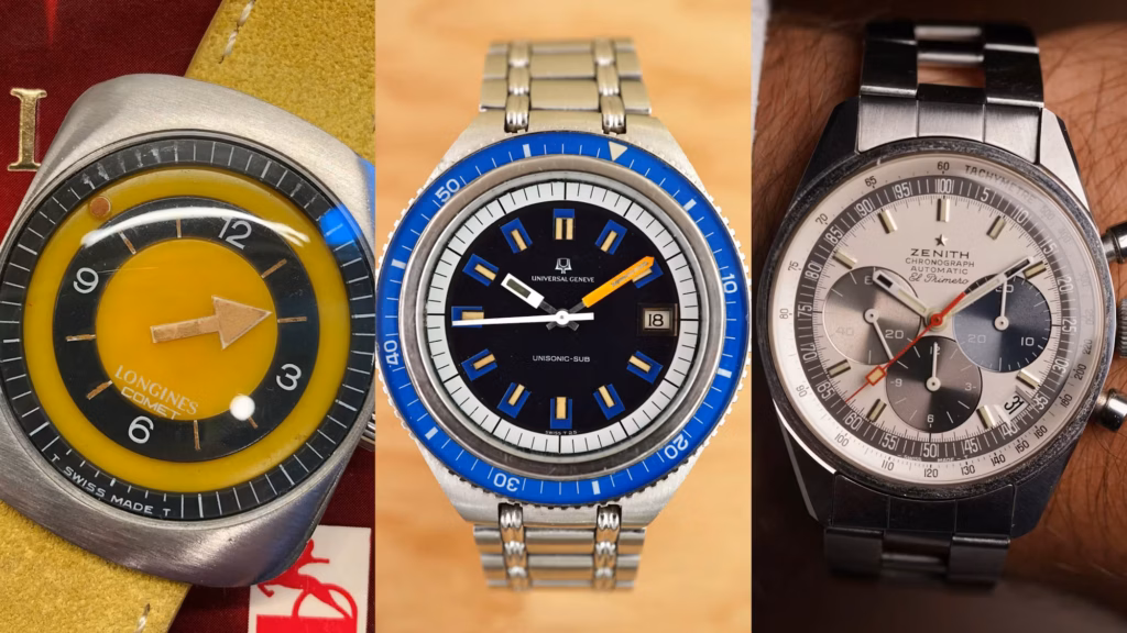 Bring a Loupe: A Universal Genève Unisonic Sub, A Longines Comet, A Vintage Seamaster And The Most Beautiful Chronograph Ever Made