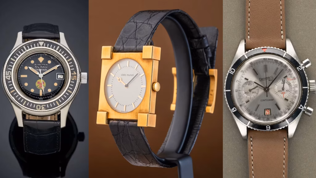 Bring a Loupe: A Wittnauer 235T, A Cleto Munari "Sotsy," A Blancpain Technisub, And An Eberhard Contograf