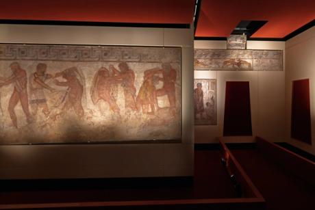 Etruscan frescoes worth €15m go on display in Rome as part of Italian acquisition strategy