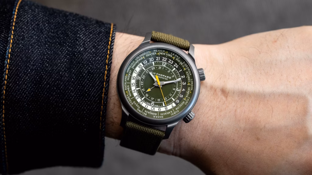 Hands-On: The Chopard L.U.C Time Traveler One Khaki