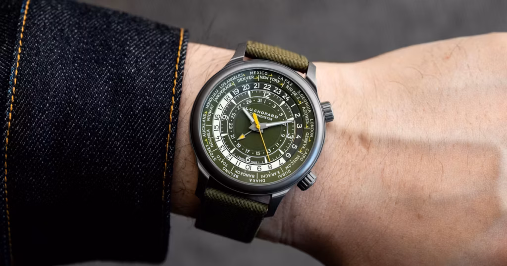 Hands-On: The Chopard L.U.C Time Traveler One Khaki