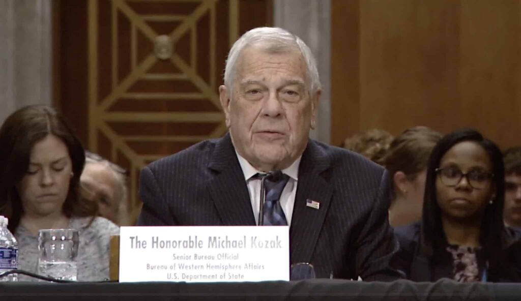 Michael Kozak: EEUU no quiere elecciones “demasiado pronto” ni “demasiado lejos” en Venezuela