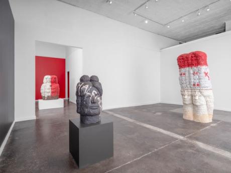 Raven Halfmoon brings her giant doubles to Ballroom Marfa