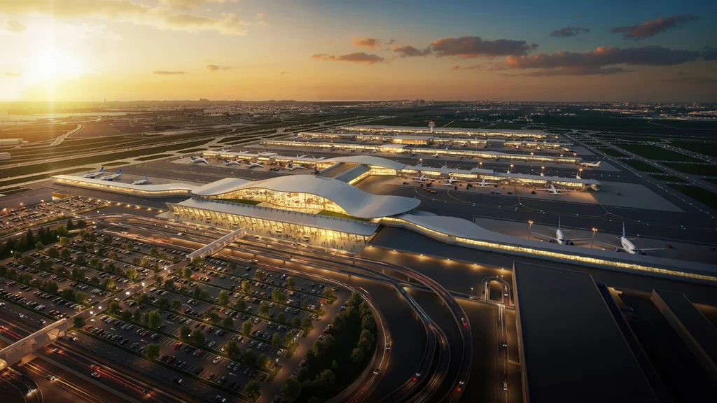 Who designed Dulles Airport’s $22.5 billion update? Maybe Trump himself