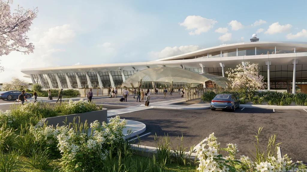 Who designed Dulles Airport’s $22.5 billion update? Maybe Trump himself