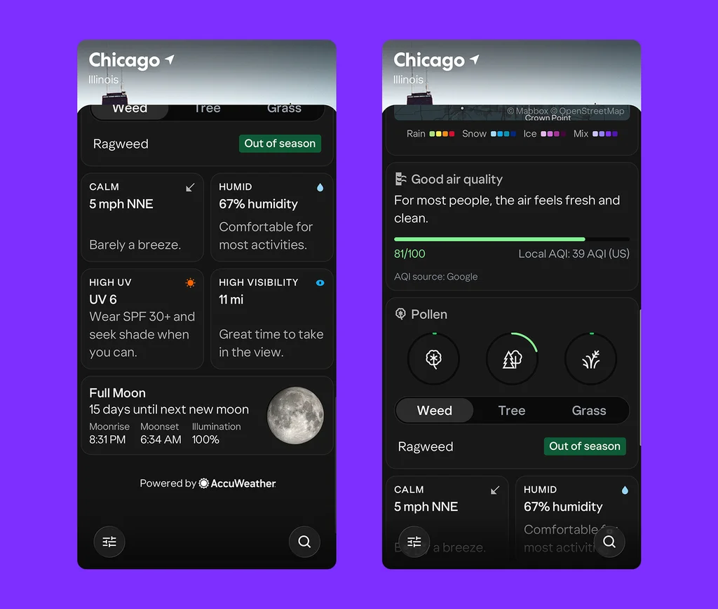 Yahoo just redesigned its weather app for the ‘weather geek’ in us all