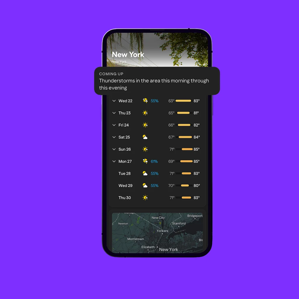 Yahoo just redesigned its weather app for the ‘weather geek’ in us all
