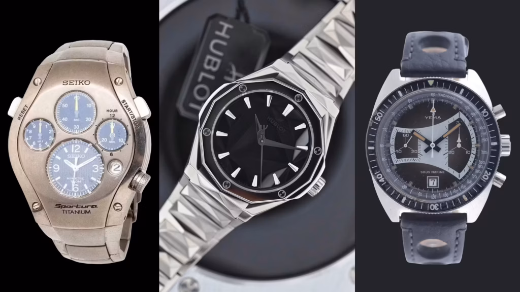 Bring a Loupe: A Seiko Sportura, A Breitling Tabarly Racing Mate, A Hublot Classic Fusion Orlinski, And More