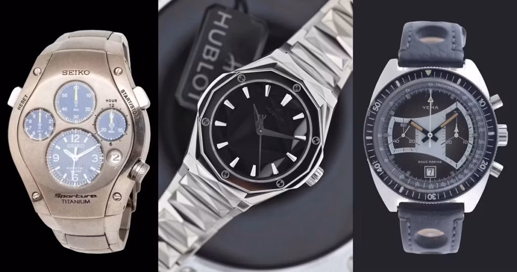 Bring a Loupe: A Seiko Sportura, A Breitling Tabarly Racing Mate, A Hublot Classic Fusion Orlinski, And More