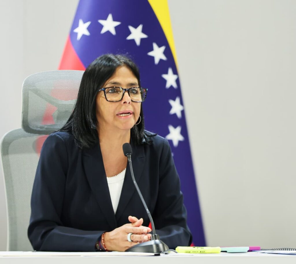 Delcy Rodríguez pide al país ahorrar luz y agua por el fenómeno climático “Superniño”
