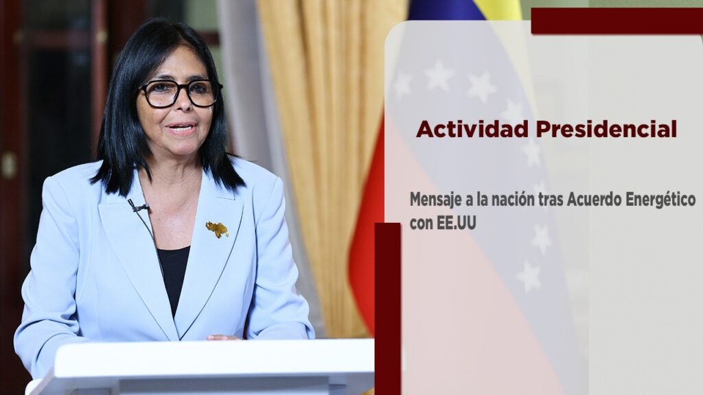 Delcy Rodríguez: Venezuela conserva la propiedad y la soberanía sobre sus recursos