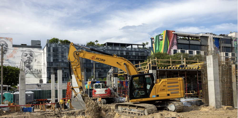 Foundation Pour Completed at Twenty Sixth and 2nd Wynwood Residences