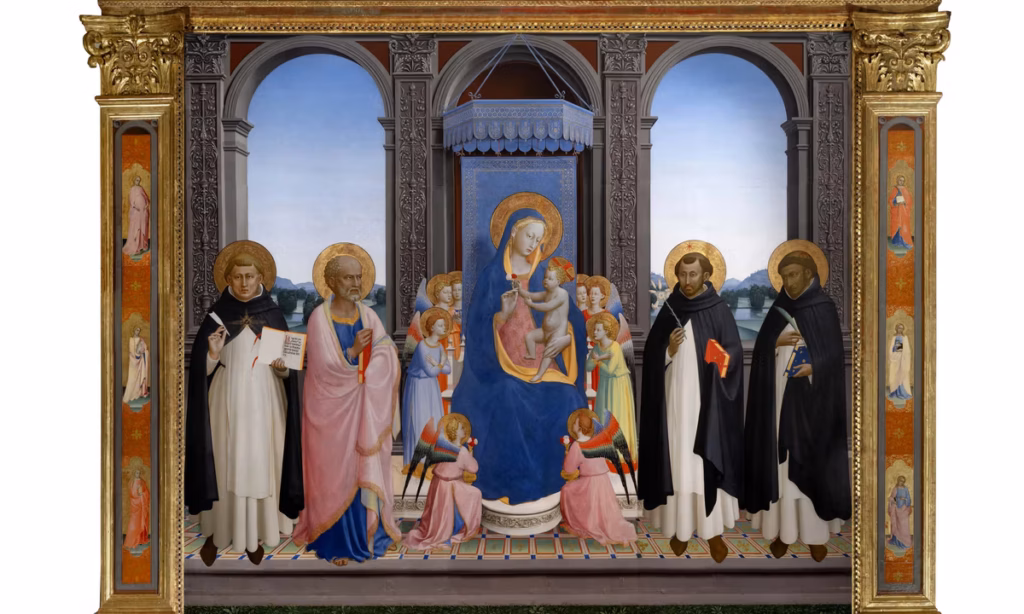 Fra Angelico’s earliest surviving altarpiece returns to Fiesole after restoration reveals hidden throne