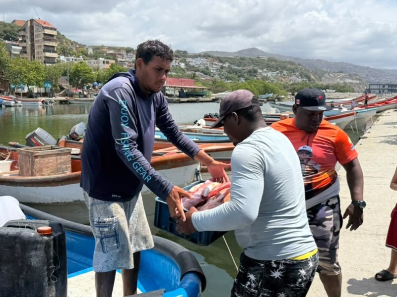 Pescadores a caraqueños: Pueden bajar a La Guaira a comprar  pescado fresco