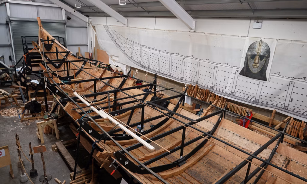 Reconstruction of legendary Sutton Hoo ship takes shape