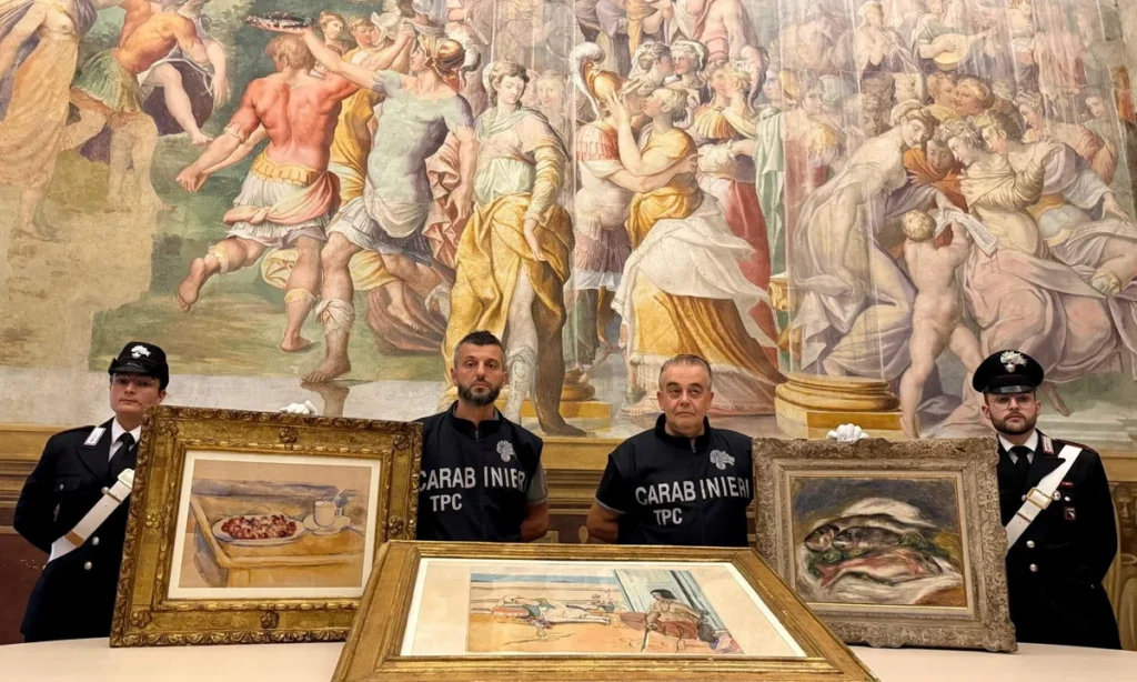 Stolen Cezanne, Matisse and Renoir paintings recovered in Italy