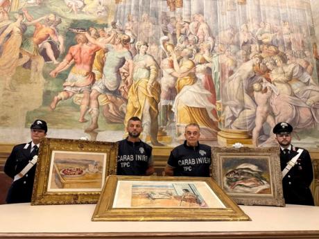 Stolen Cezanne, Matisse and Renoir paintings recovered in Italy