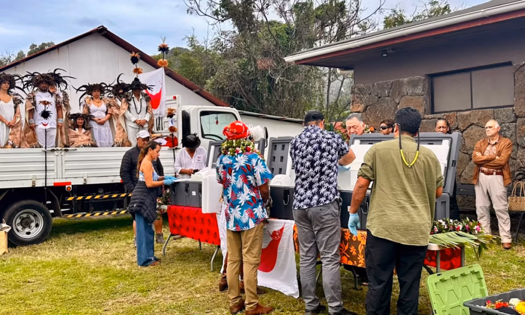 The Australian Museum returns remains of Rapa Nui ancestors to Easter Island