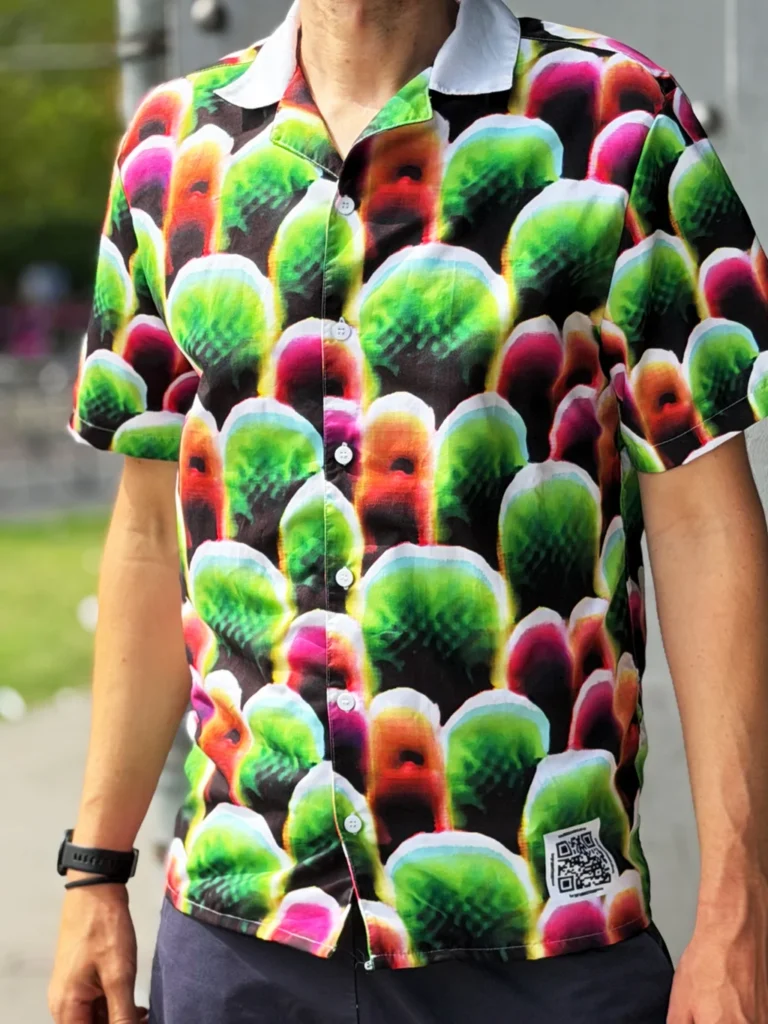 This shirt is like an AI invisibility cloak