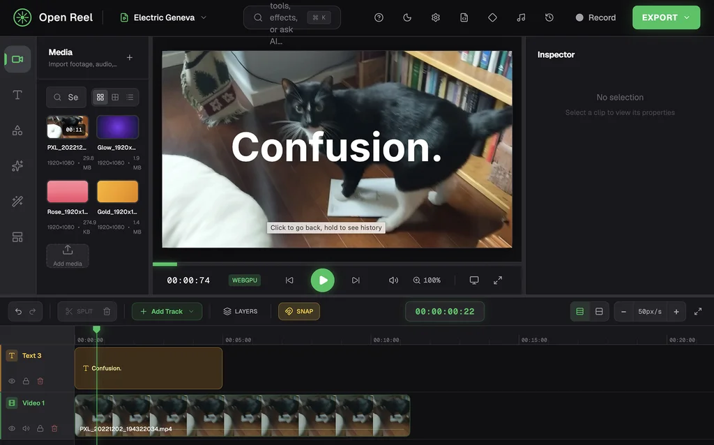 This web-based video editor is like iMovie for your browser