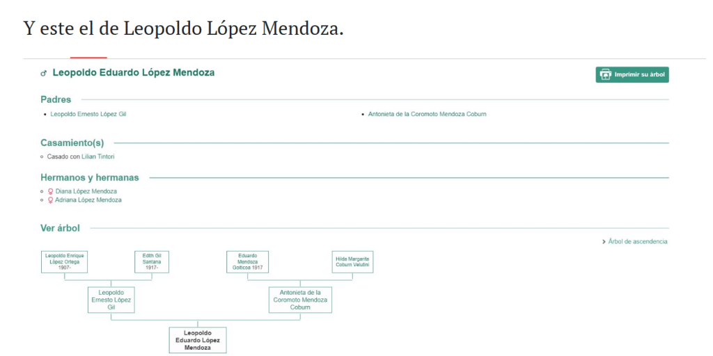 Alejandro Betancourt no es primo de Leopoldo López como corre por redes